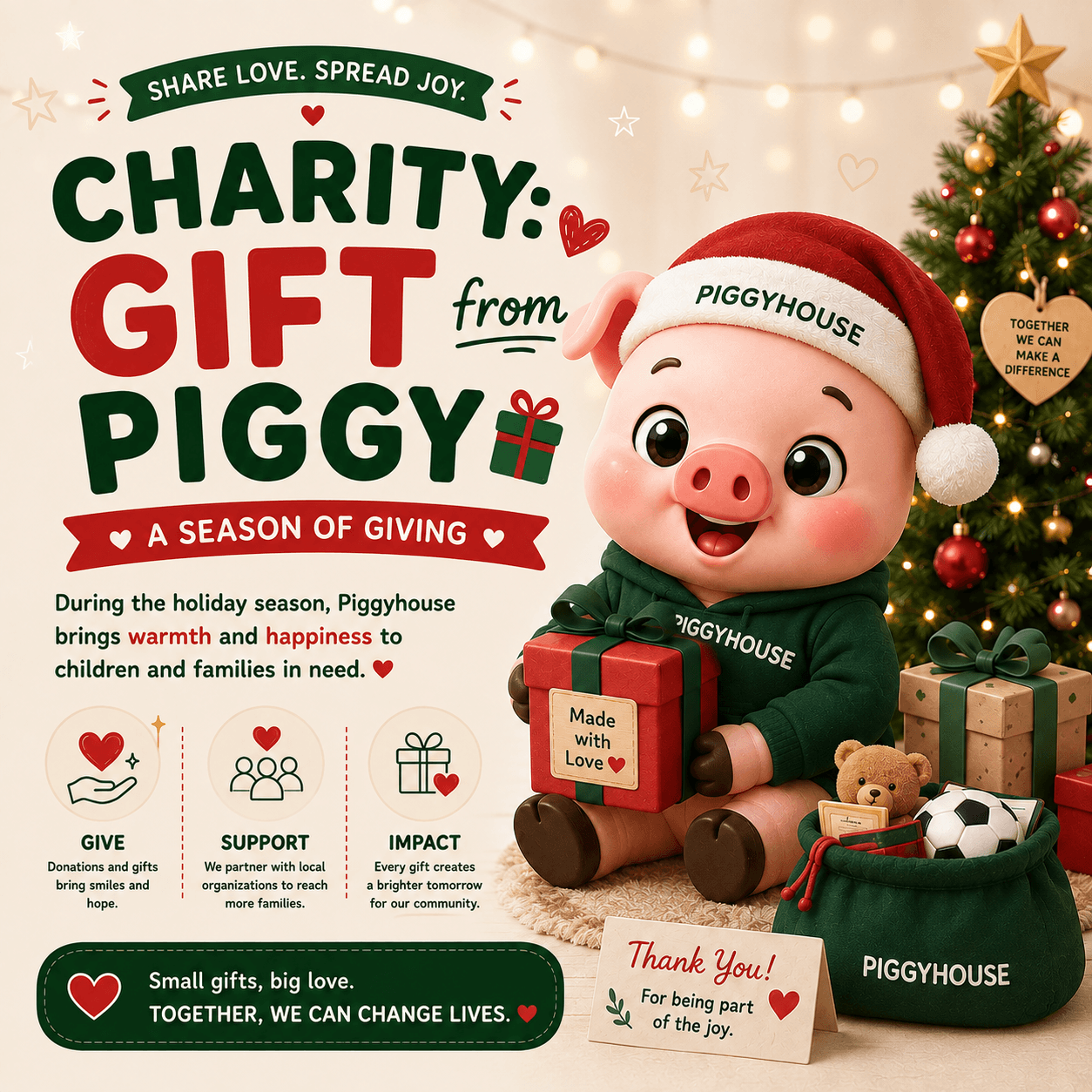 Charity: Gift From Piggy